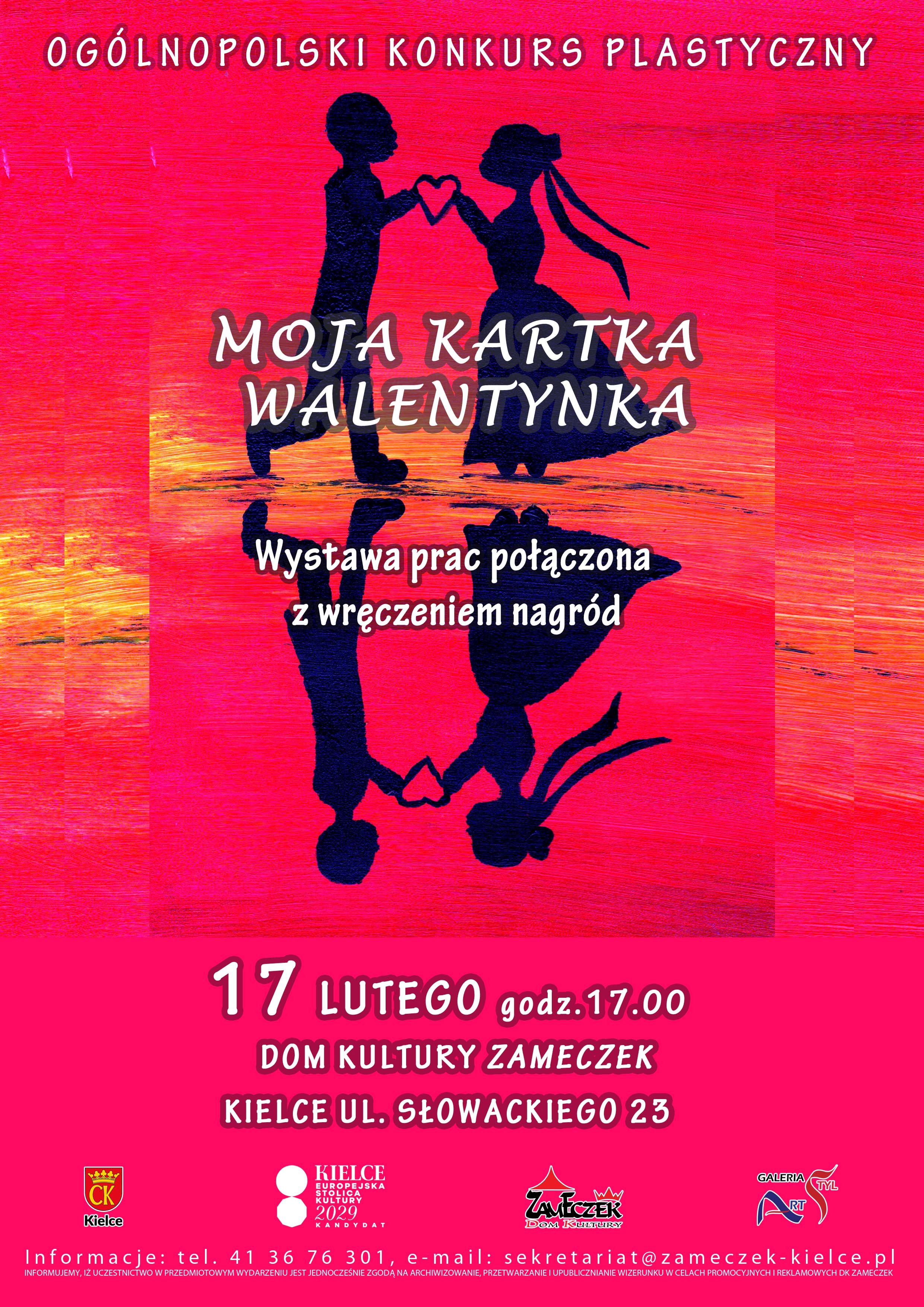 plakat walentynka23 pink II