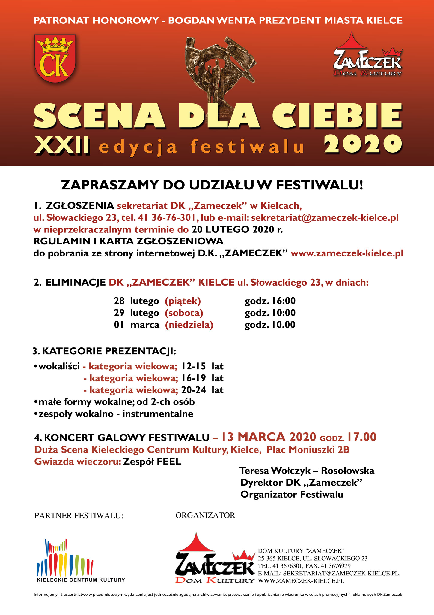 plakat informacyjny 20 fb